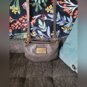 Marc By Marc Jacobs Gray Leather Crossbody Bag